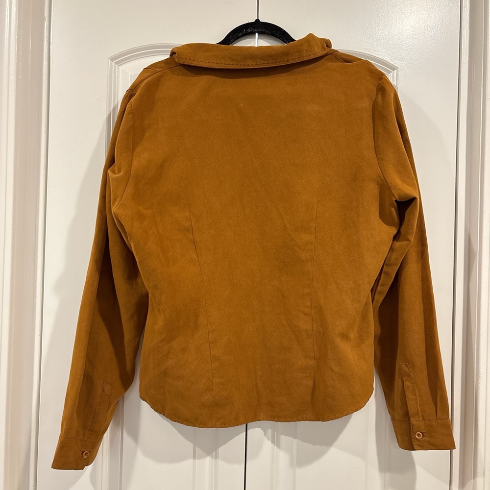 Rust Button-Up Shirt - Picture 2 of 4